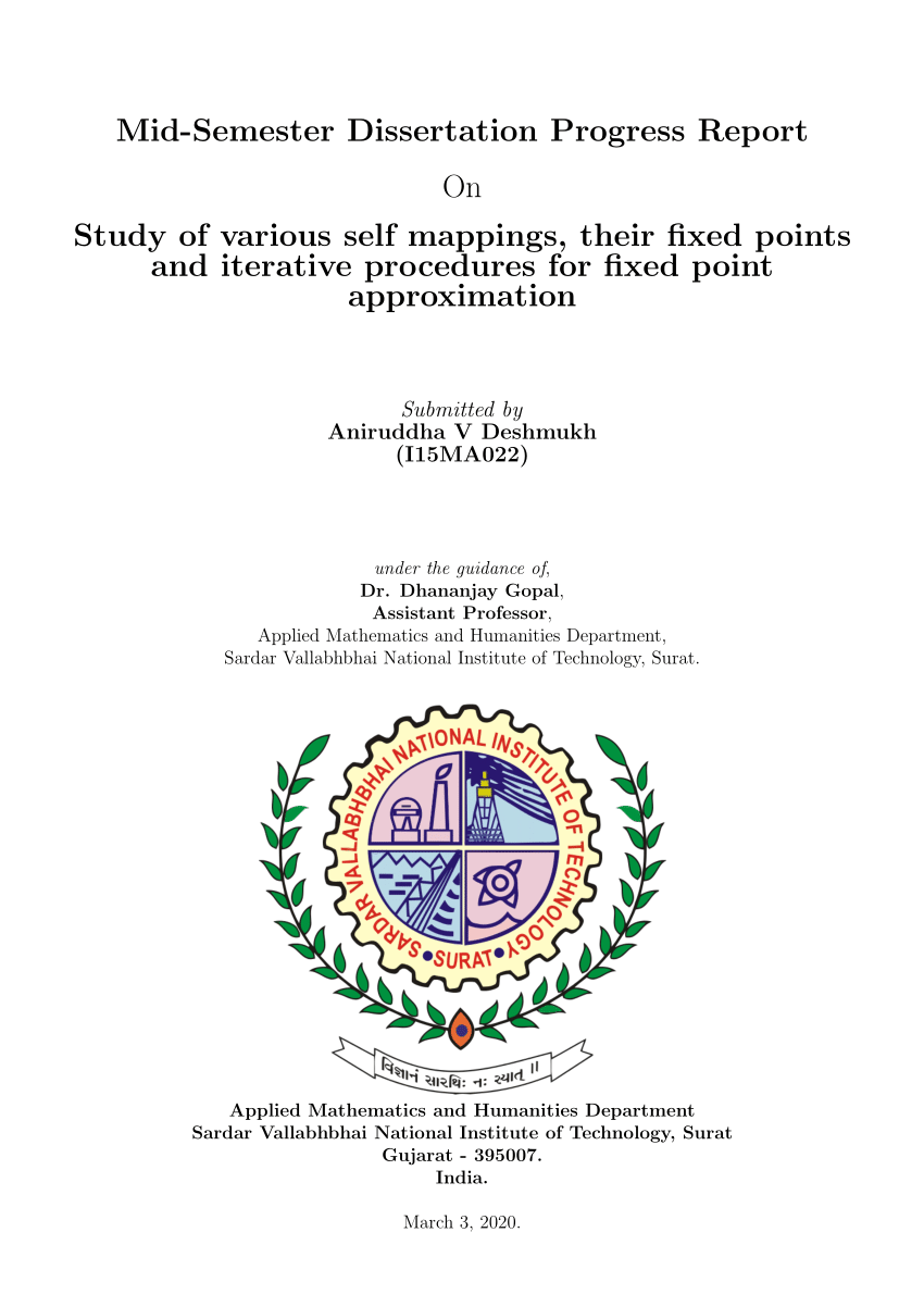 full dissertation report