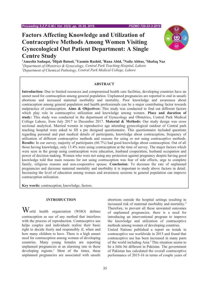 case study contraceptive methods