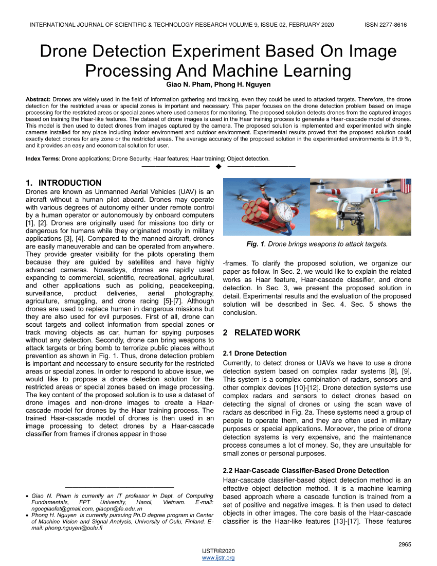 research paper about drones