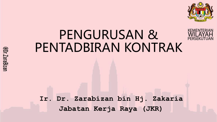 PDF) PENGURUSAN & PENTADBIRAN KONTRAK