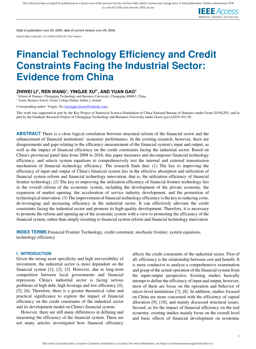 financial technology research papers