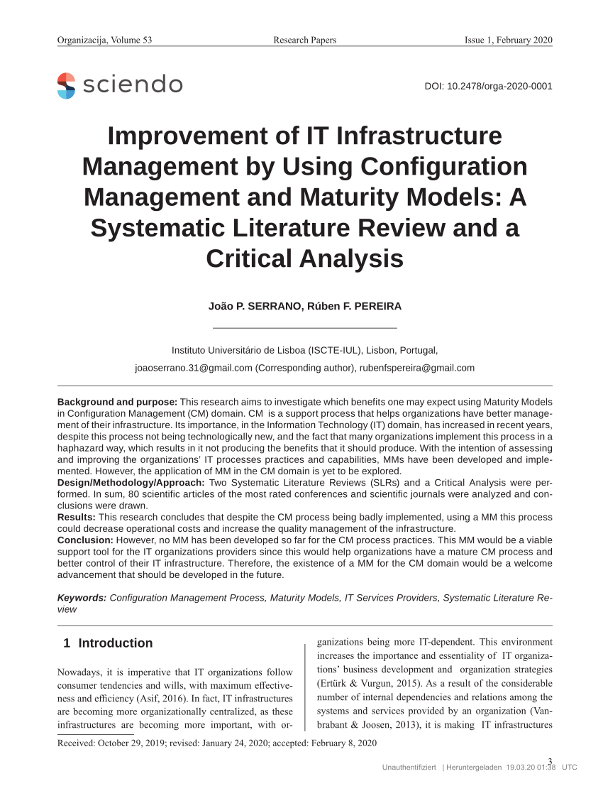 it infrastructure management case study