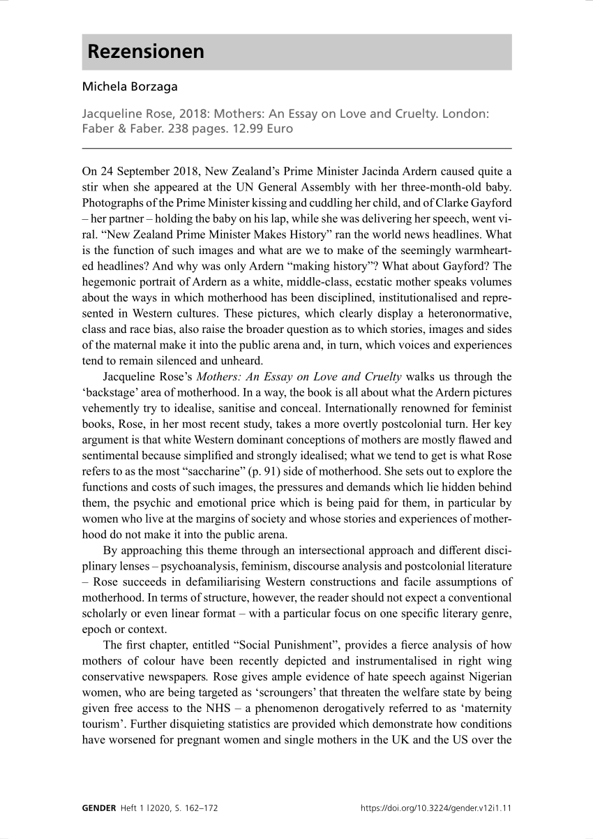 an essay on love and cruelty pdf