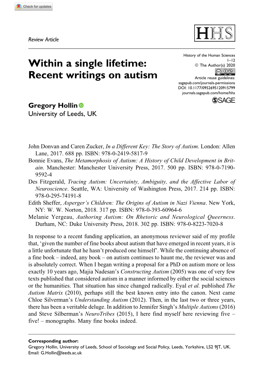On Rhetoric and Neurological Queerness Authoring Autism 