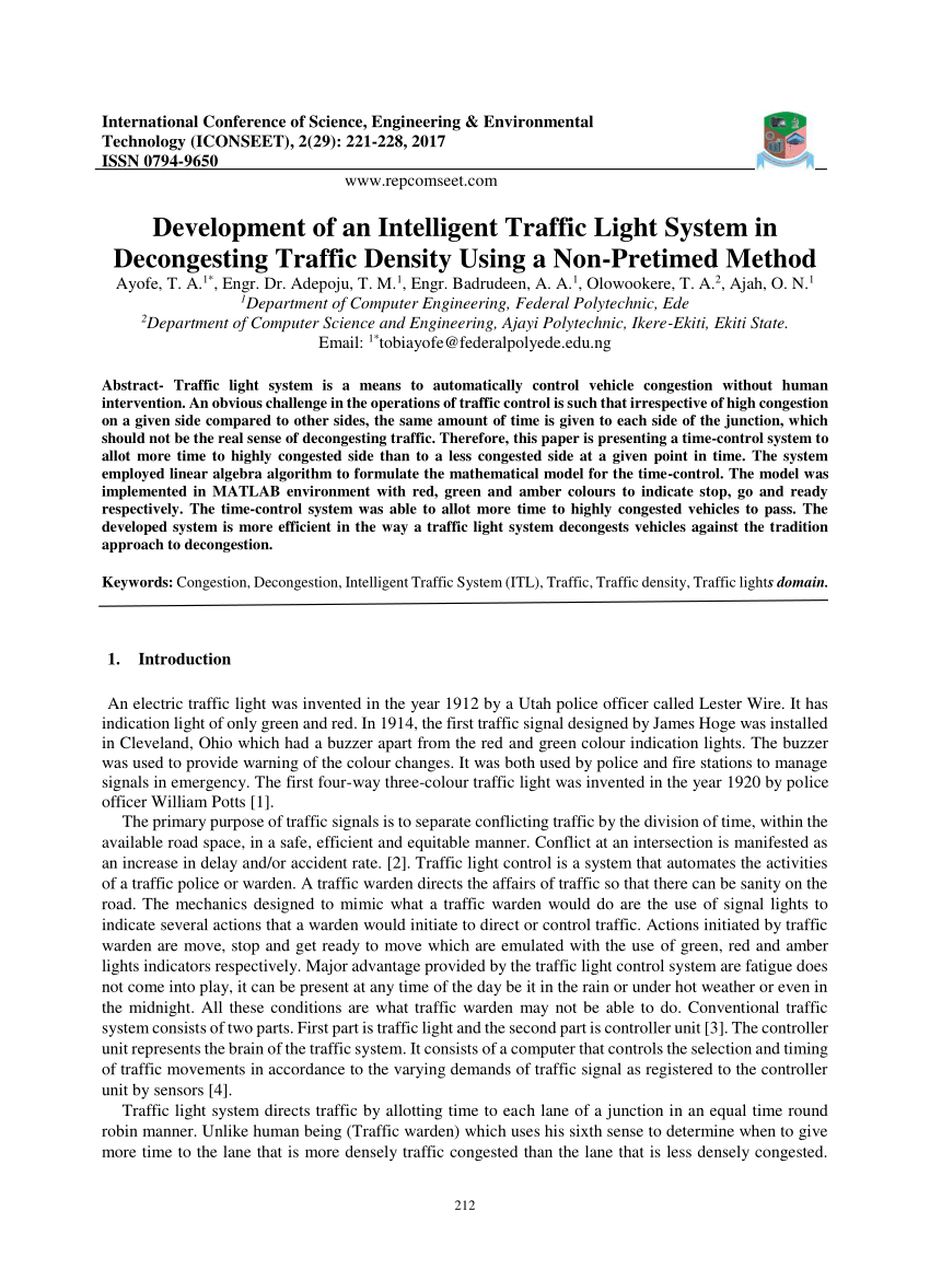 pdf-development-of-an-intelligent-traffic-light-system-in