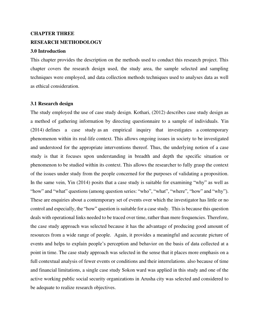 example of introduction of methodology in research paper