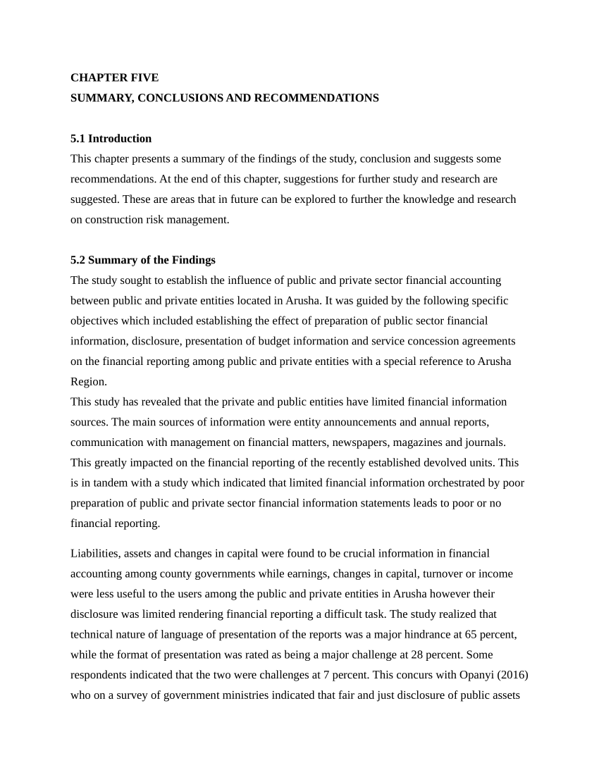 conclusion in research example pdf