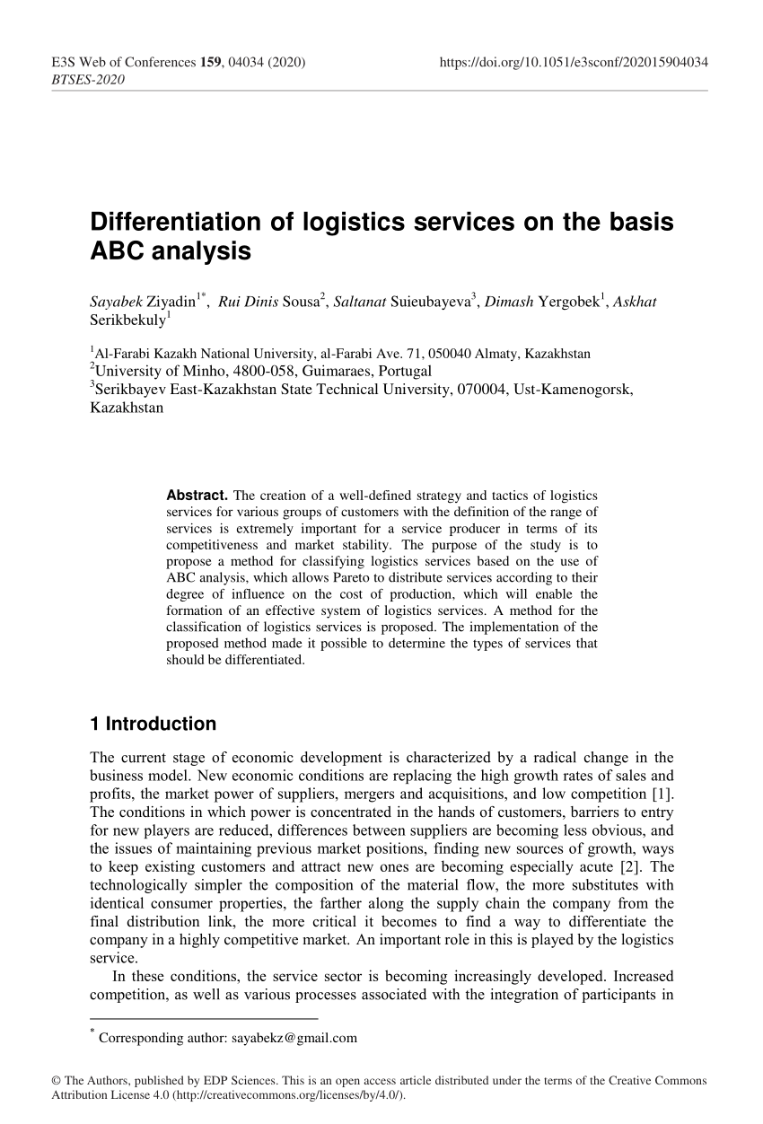 research articles on logistics