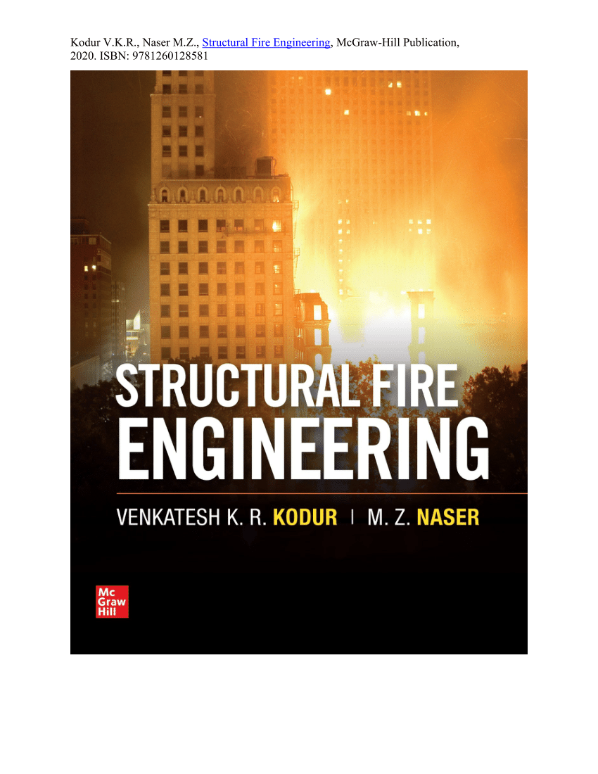 Pdf Structural Fire Engineering