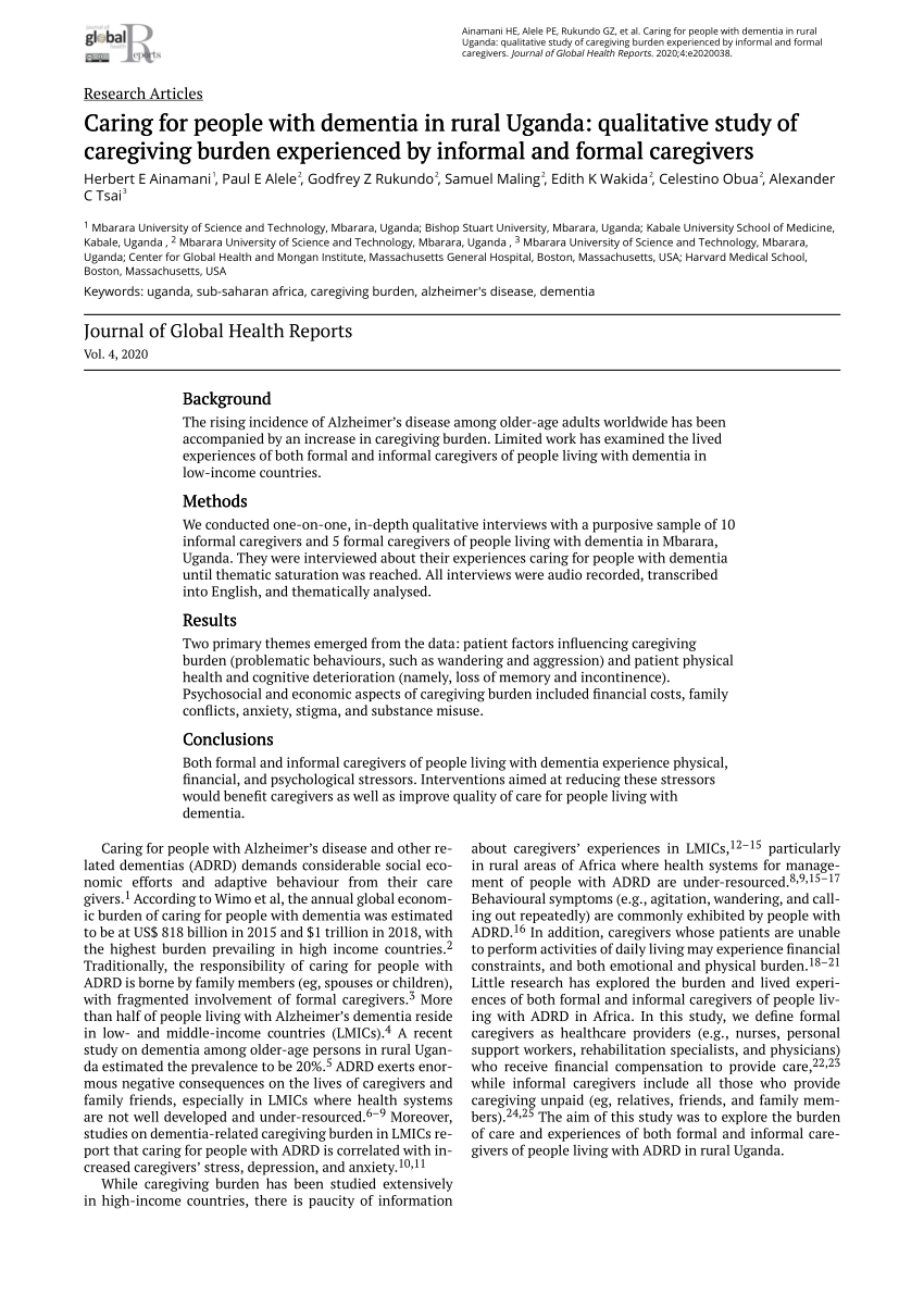 PDF) Aggressive behavior in the relationship between old and the family  caregiver in dementias