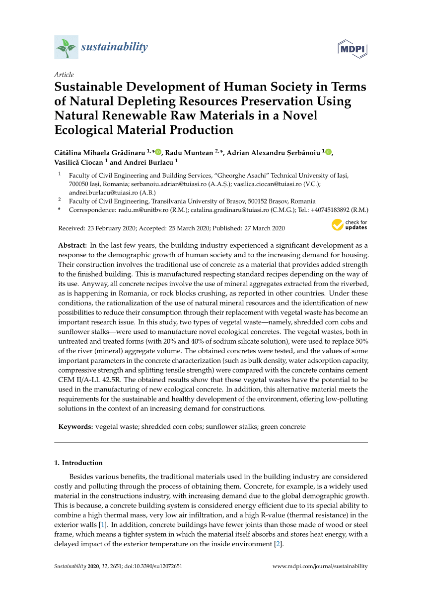 Sinewi Strait At risk PDF) Sustainable Development of Human Society in Terms of Natural Depleting  Resources Preservation Using Natural Renewable Raw Materials in a Novel  Ecological Material Production