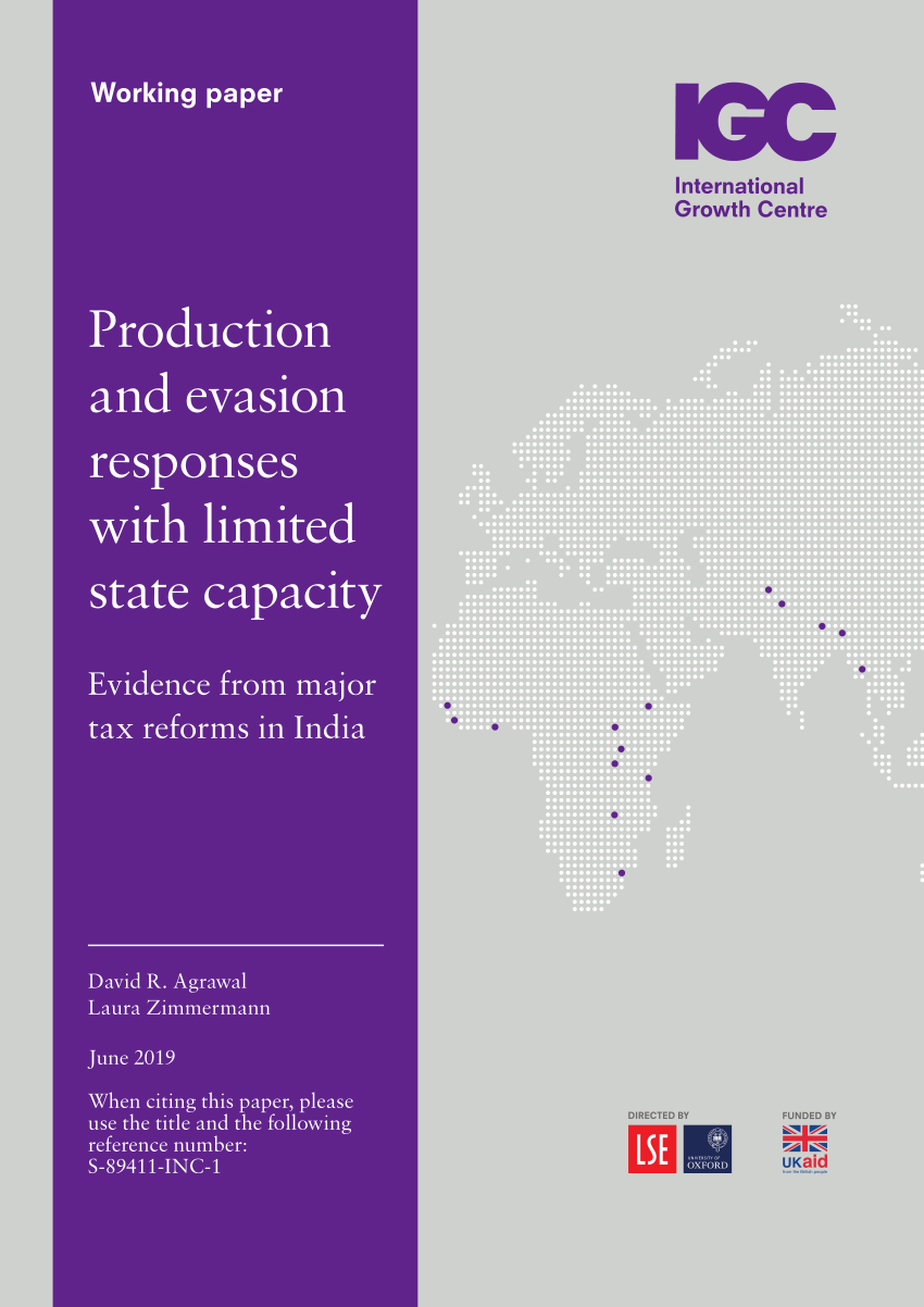 tax evasion in india research paper