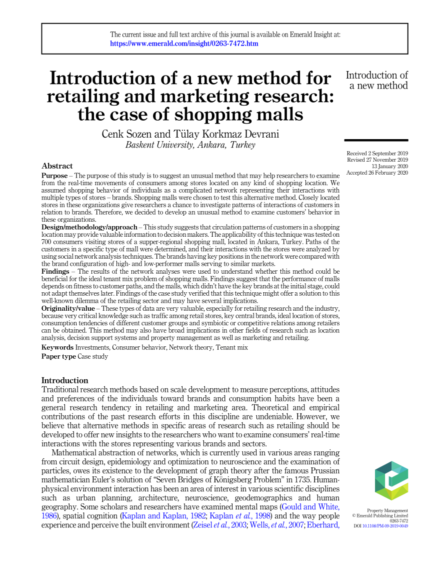 research paper on retail marketing