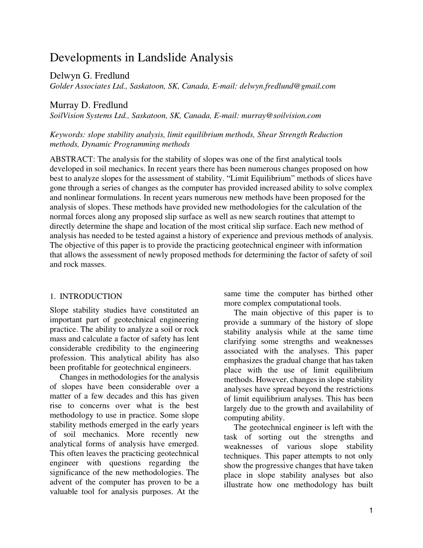 landslide research paper pdf