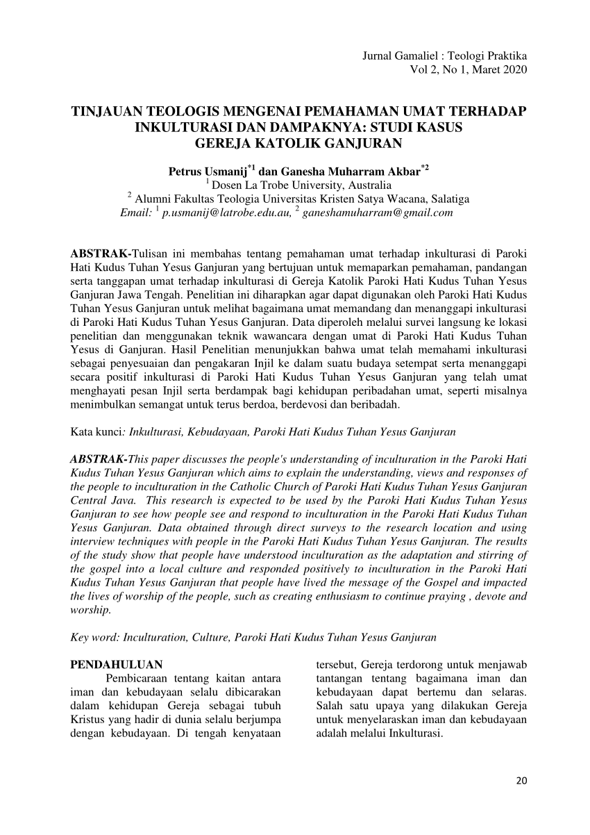 Contoh Teks Ibadat/Misa Perutusan Ujian Nasional (Katolik)