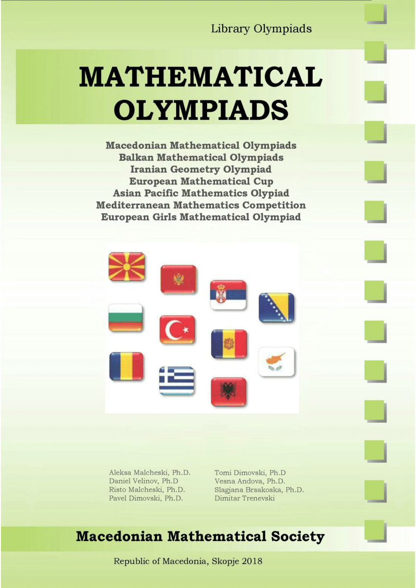 Pdf Mathematical Olympiads 18