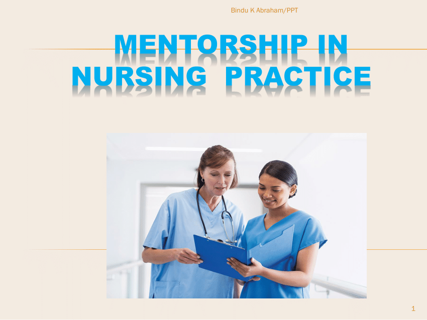 Nursing Mentorship Program Template