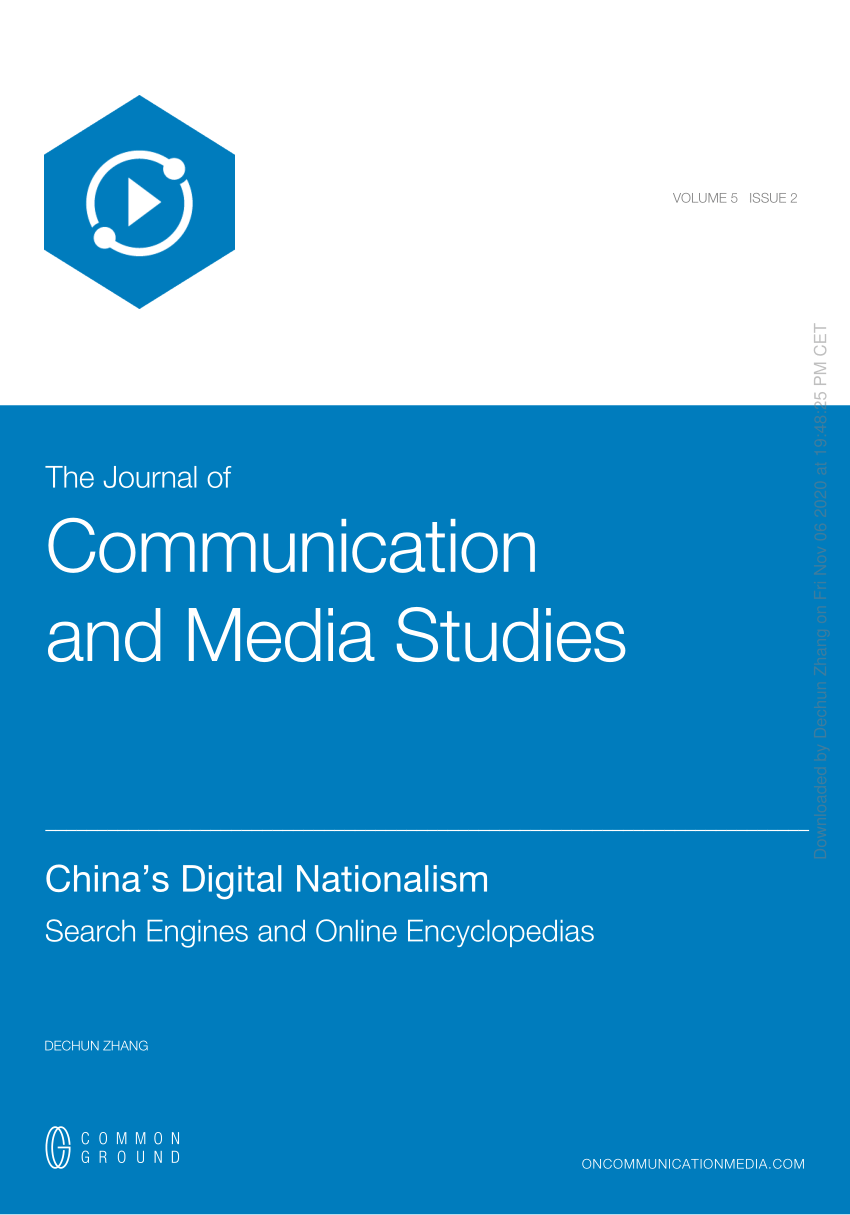 Pdf China S Digital Nationalism Search Engines And Online Encyclopedias