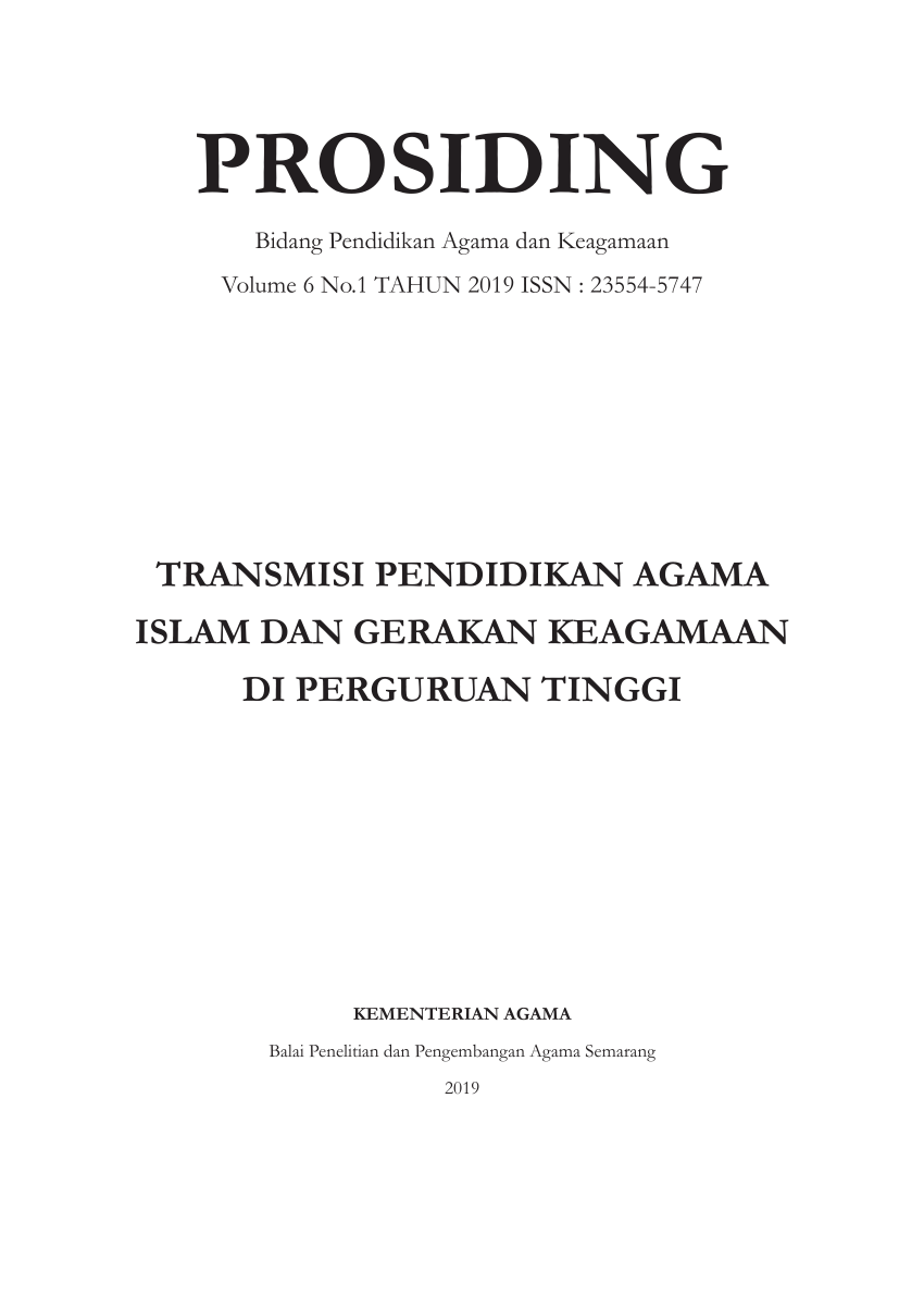 PDF) HETEROGENITAS PAHAM KEAGAMAAN MAHASISWA MUSLIM DI PERGURUAN 