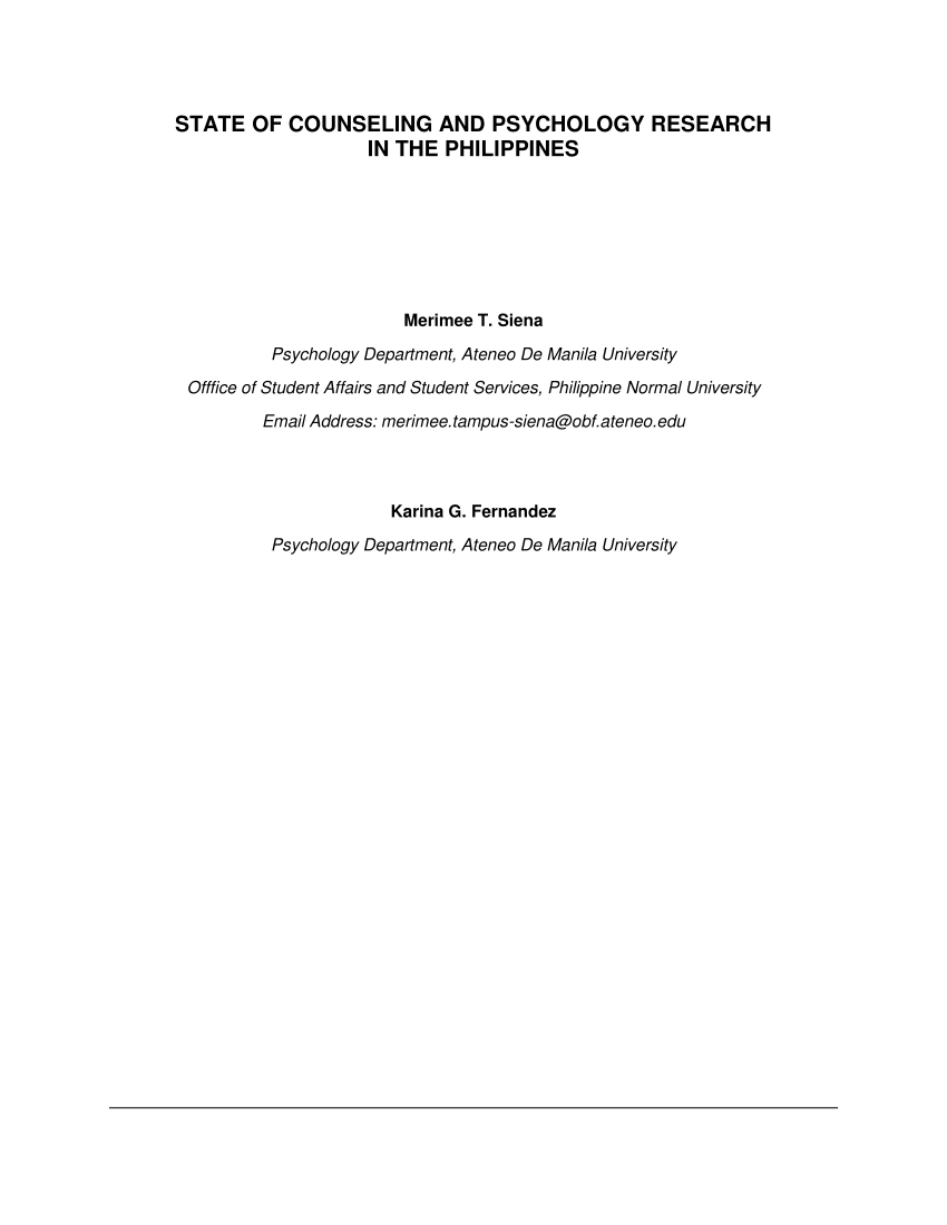 thesis on guidance and counseling in the philippines