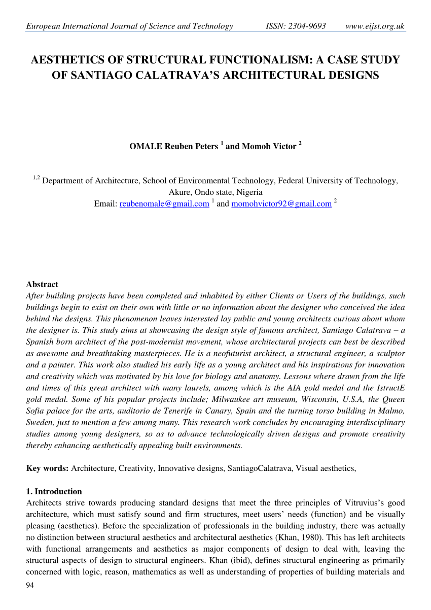 case study of structural functionalism