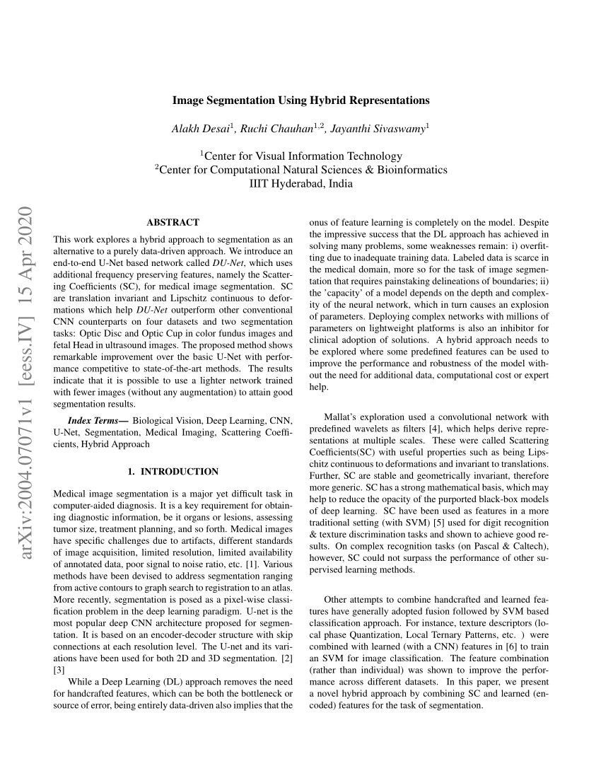 Pdf Image Segmentation Using Hybrid Representations 5754