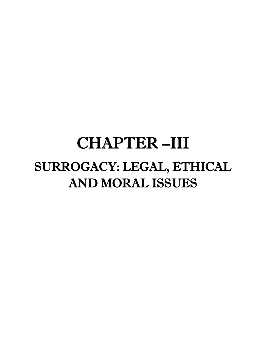 Pdf Surrogacy Legal Ethical And Moral Issues