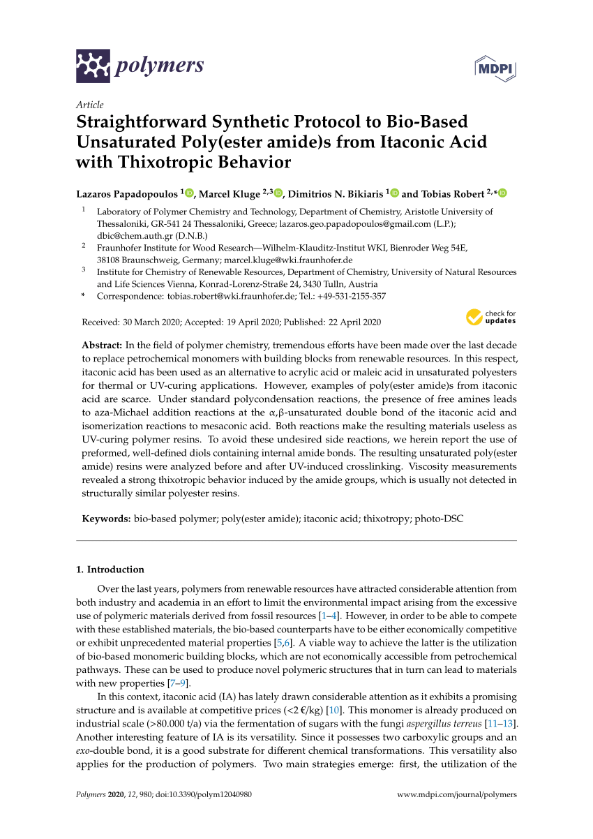 Pdf Modern Use Of Vinyl Ethers Vinyl Amides And Vinyl Esters In Uv Curable Applications Semantic Scholar