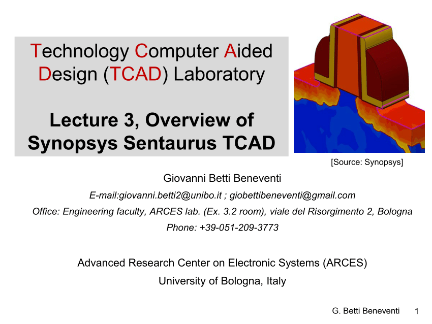 synopsys tcad sentaurus simulation software free download