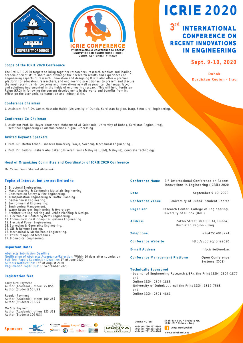(PDF) 3rd International Conference on Recent Innovations in Engineering