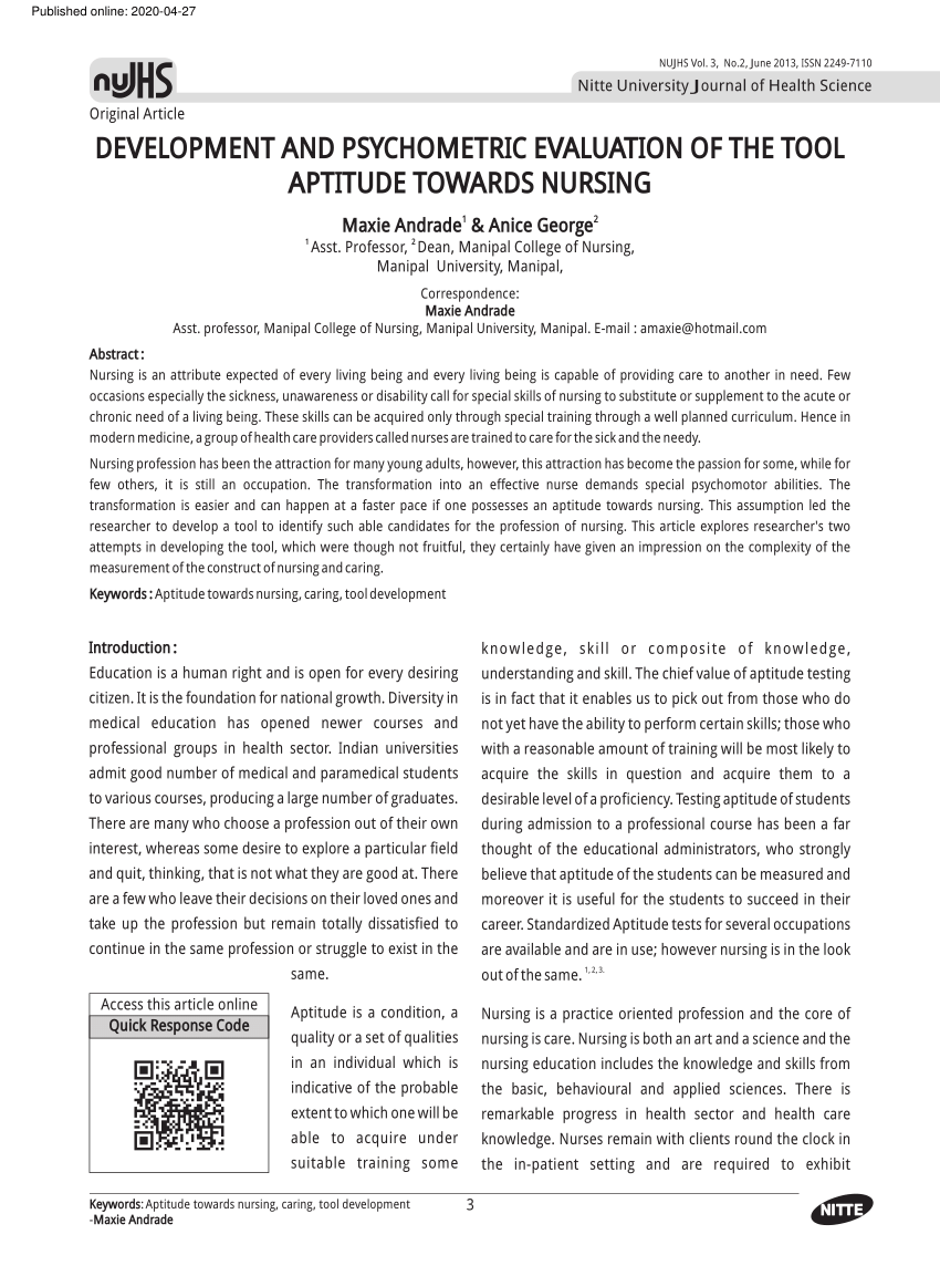 pdf-development-and-psychometric-evaluation-of-the-tool-aptitude-towards-nursing