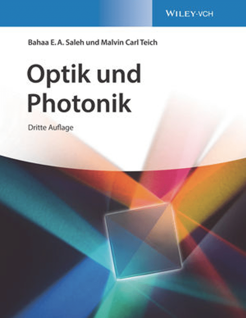 Pdf Optik Und Photonik Fundamentals Of Photonics 3rd Edition