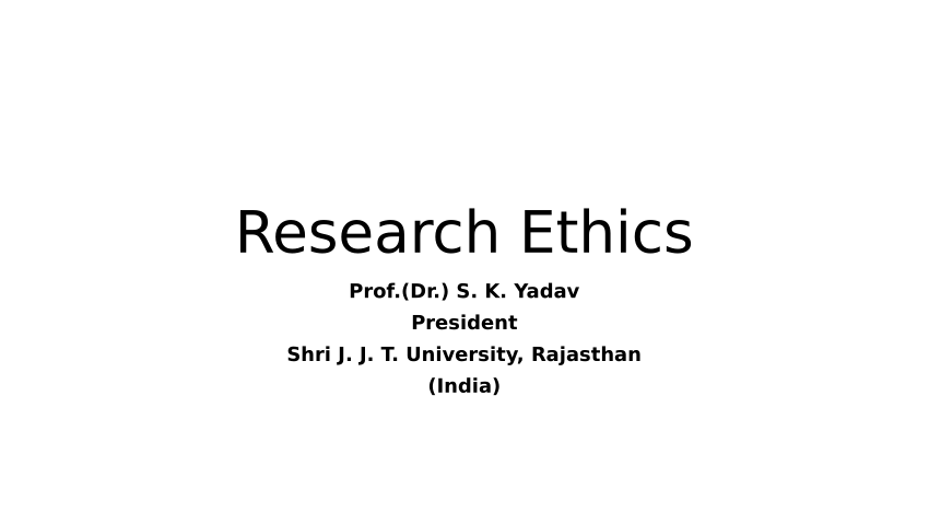 ethics in research book pdf