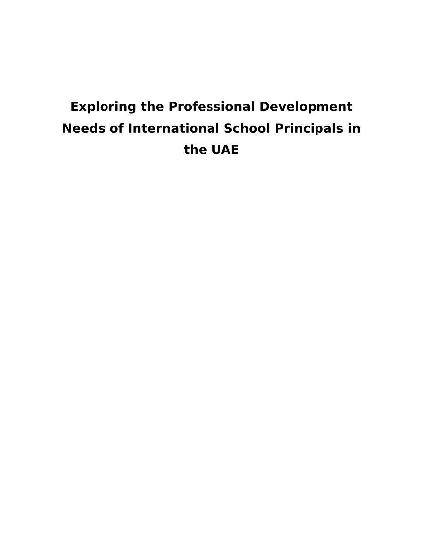 skills development dissertation