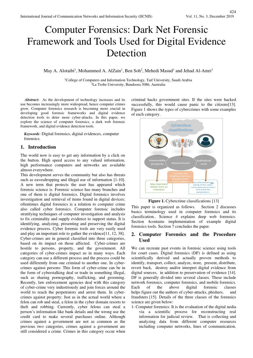 computer forensics research paper