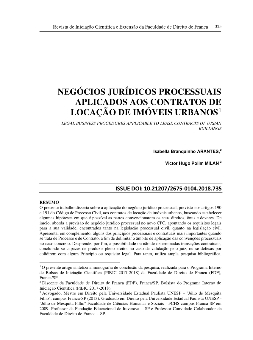 A teoria dos negócios jurídicos processuais e sua aplicabilidade