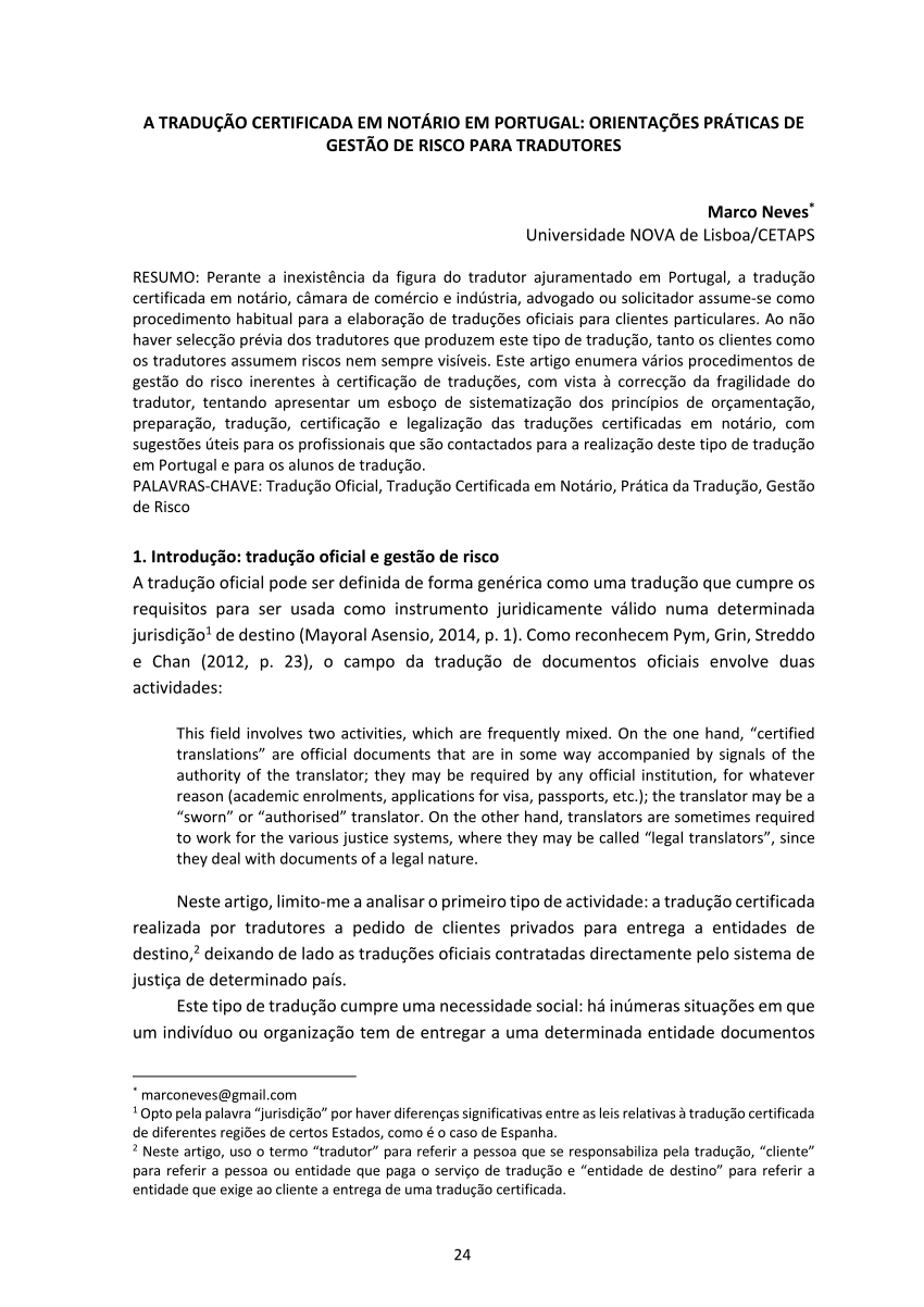 Tradução de Documentos Lavrados na Língua Portuguesa (Portugal) –  Assessoria e Consultoria Paralegal