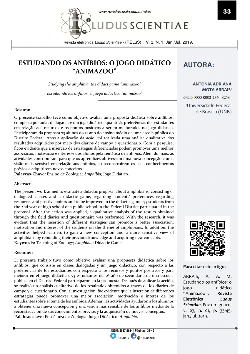 PDF) O ESTUDO EVOLUTIVO DO TREINAMENTO DO XADREZ E A INSERÇÃO DAS  TECNOLOGIAS