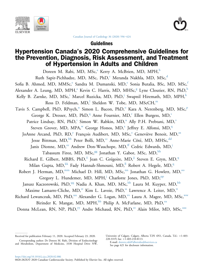 hypertension canada guidelines 2022)