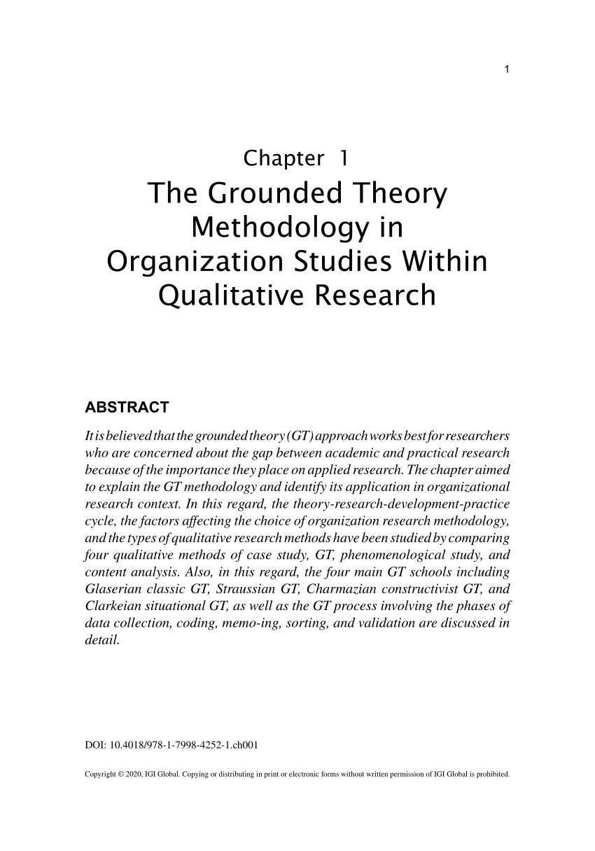 research articles grounded theory