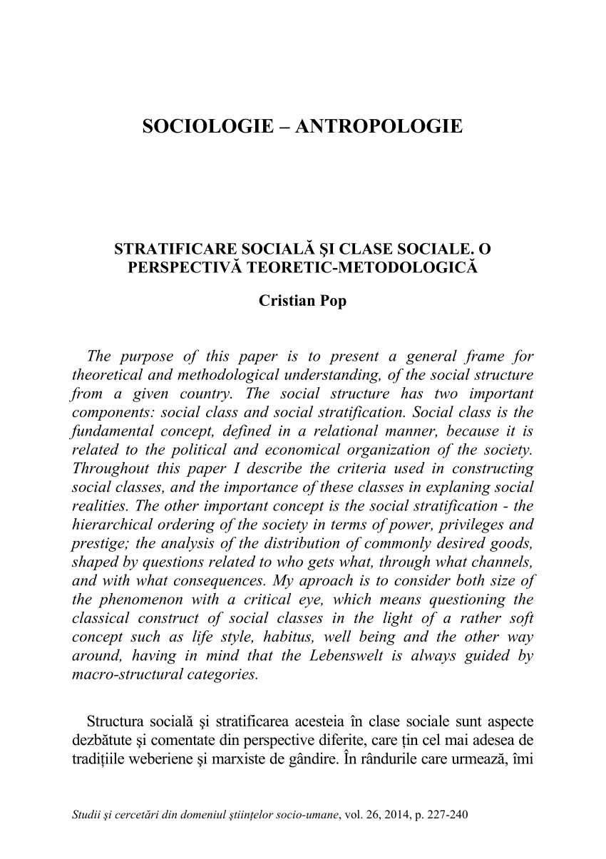 erotic Abnormal Alleviate PDF) 05. Stratificare sociala si clase sociale (2014)