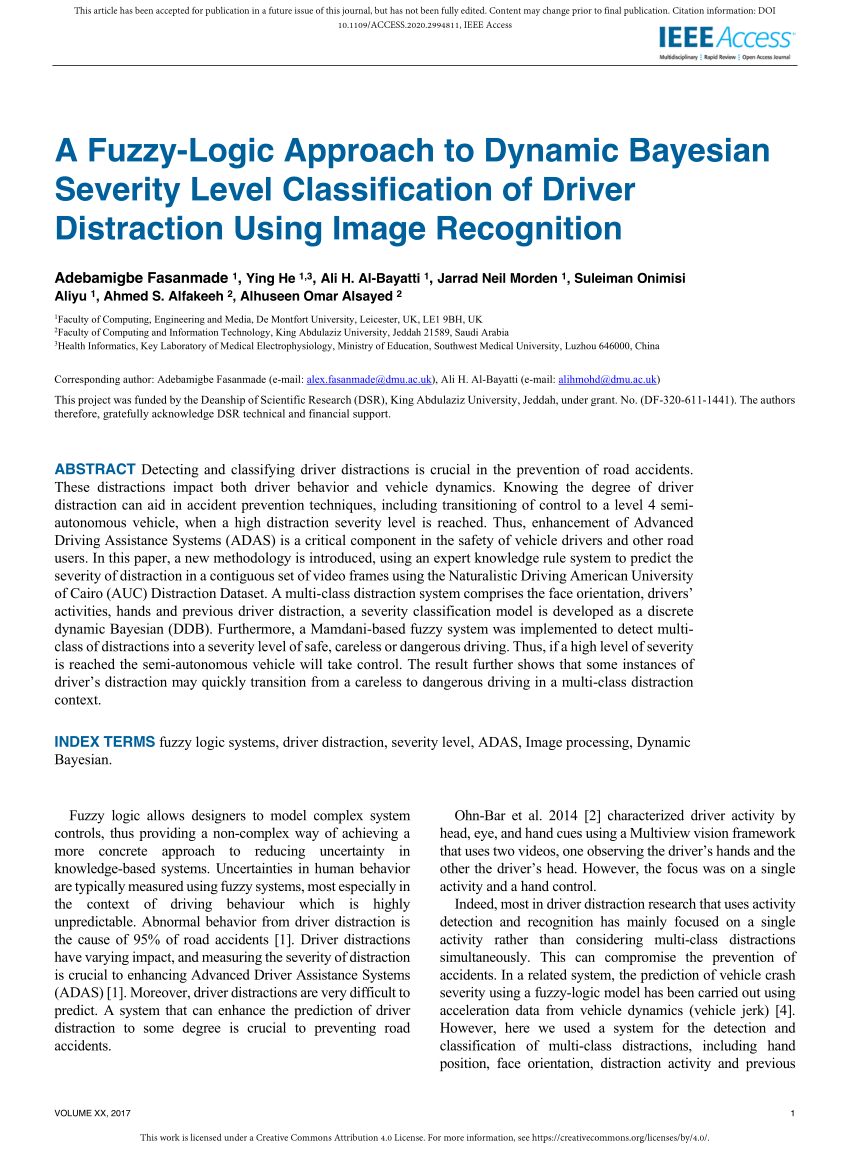 PDF) A Fuzzy-Logic Approach to Dynamic Bayesian Severity Level ...