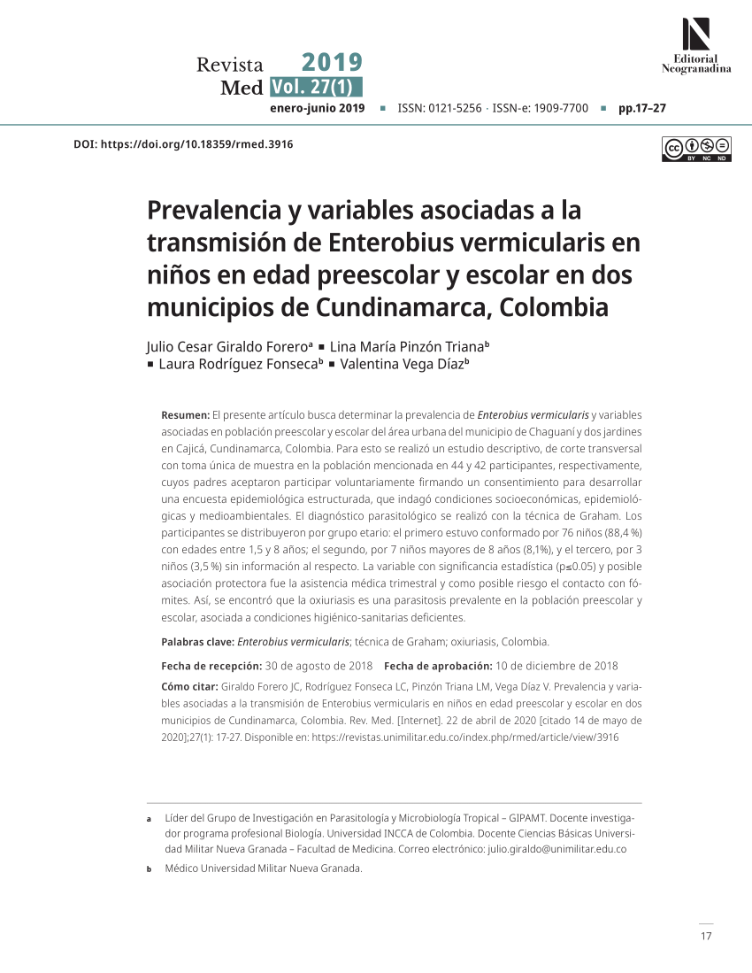enterobius vermicularis biologia
