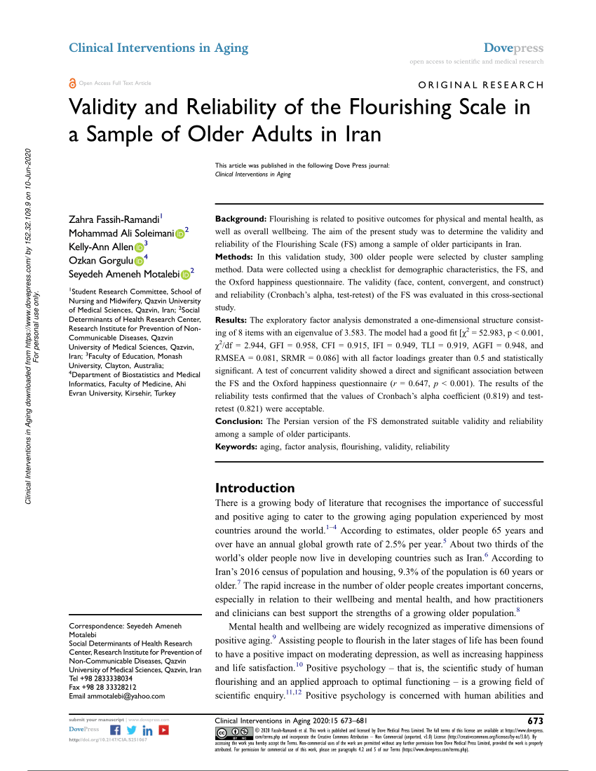 examples of reliability and validity in research pdf