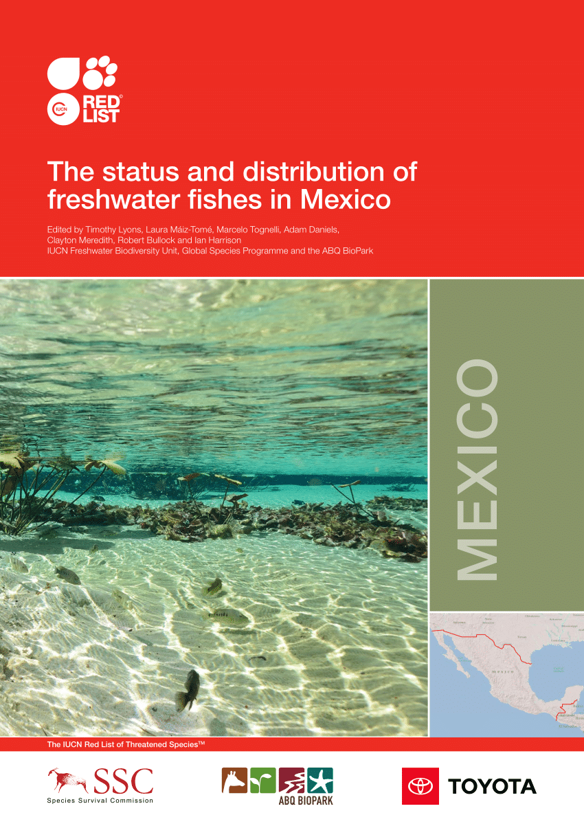 PDF) The status and distribution of freshwater fishes in Mexico