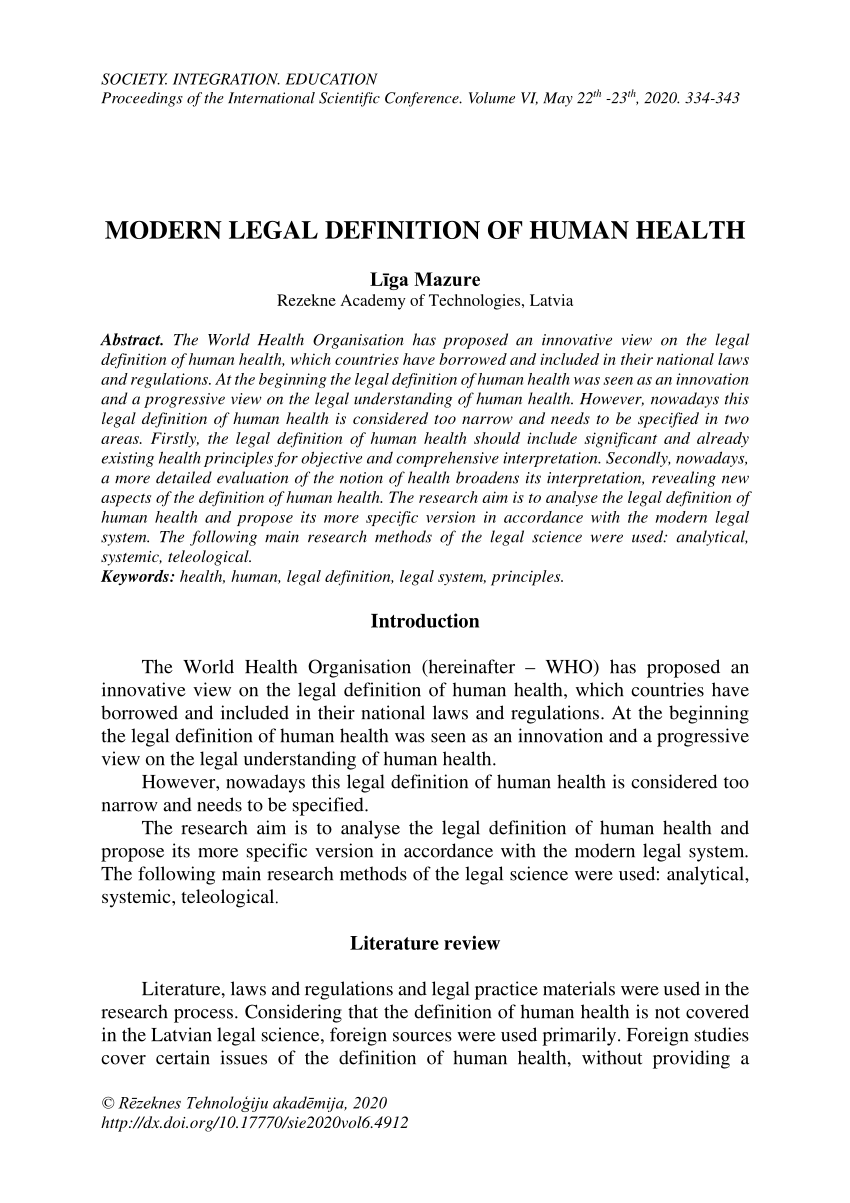 pdf-modern-legal-definition-of-human-health