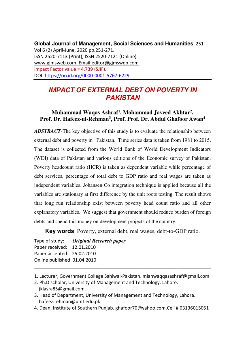 essay on poverty in pakistan pdf