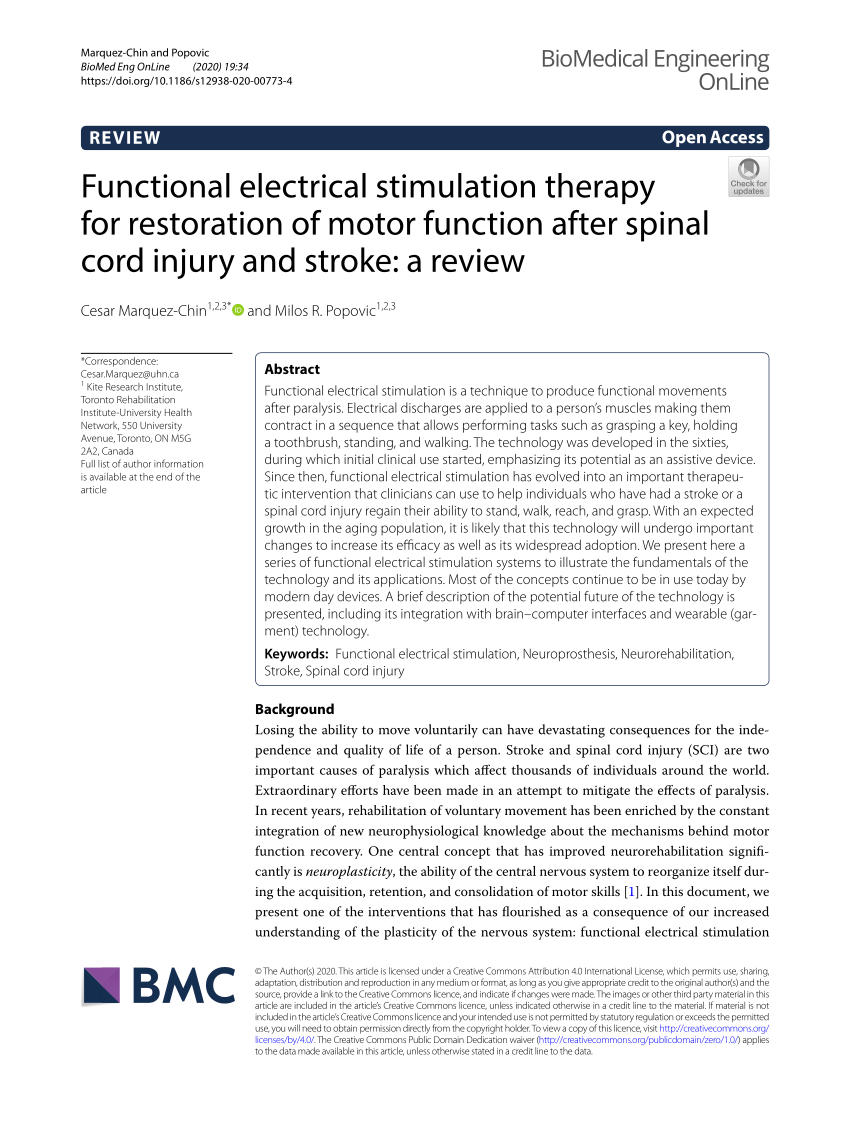 Electrical Stimulation Types, Therapy For Recovery