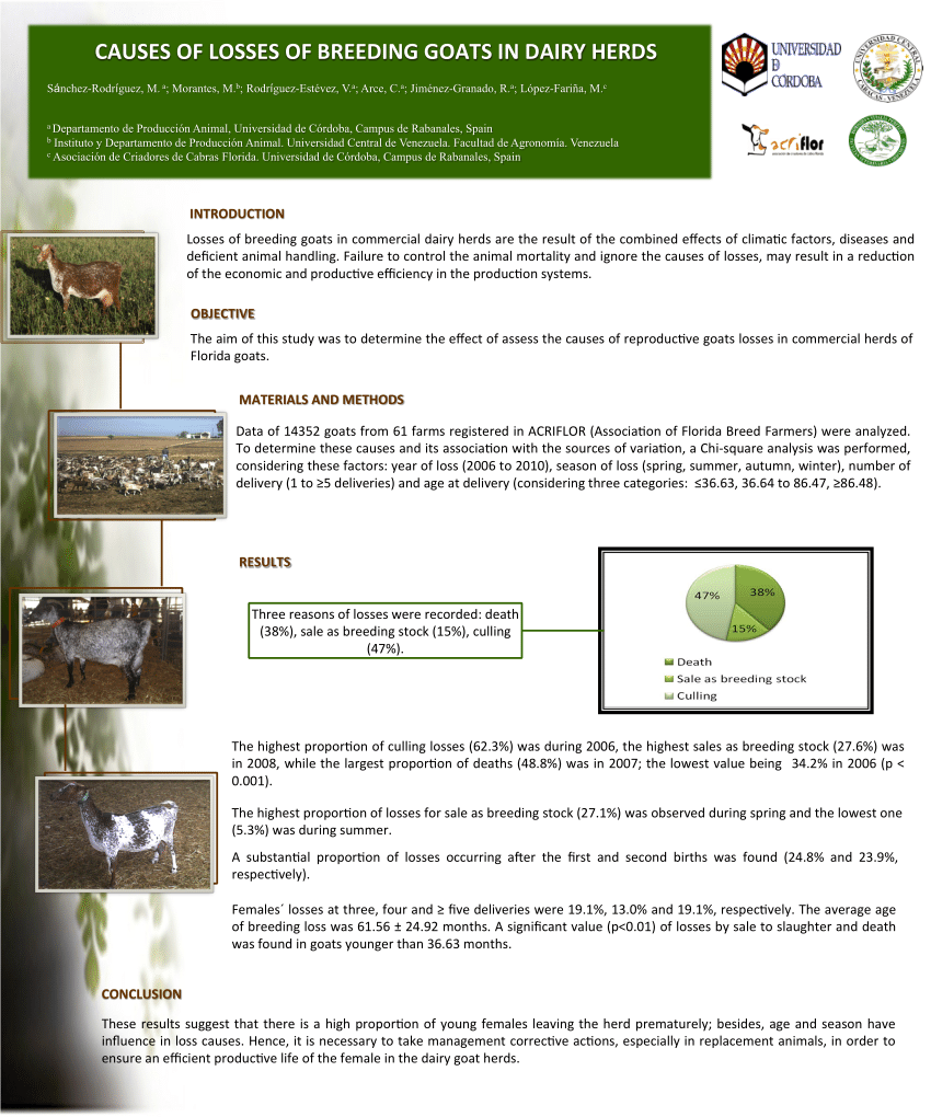 (PDF) CAUSES OF LOSSES OF BREEDING GOATS IN DAIRY HERDS