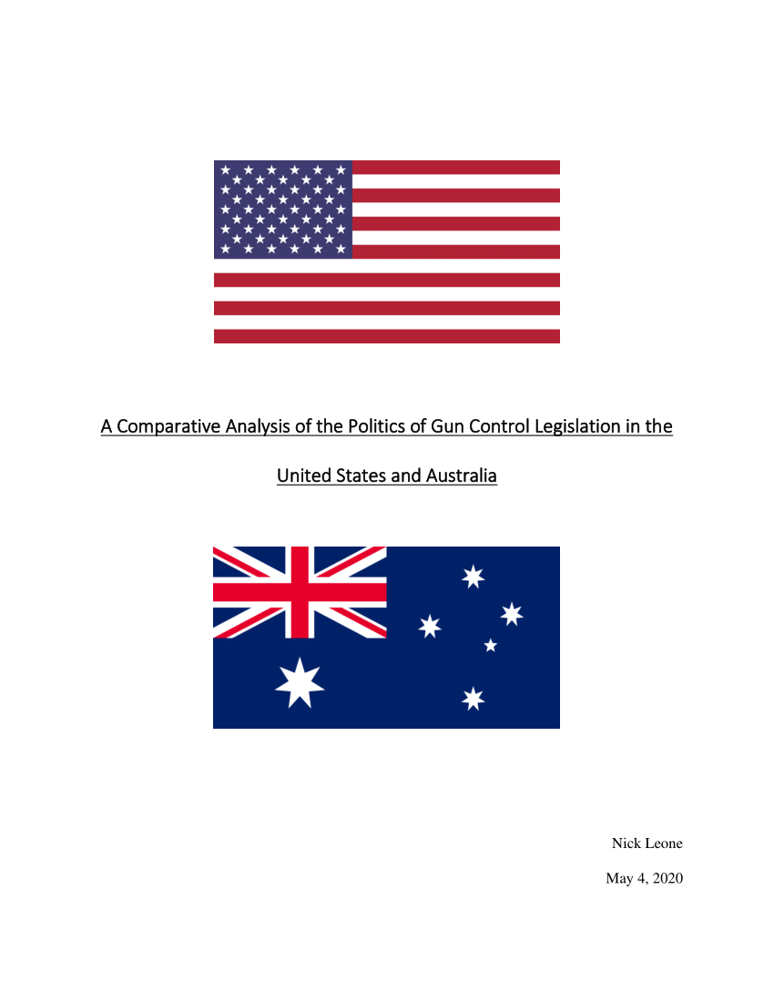 Gun control: what makes Australian and US laws so different? - Law Society  Journal